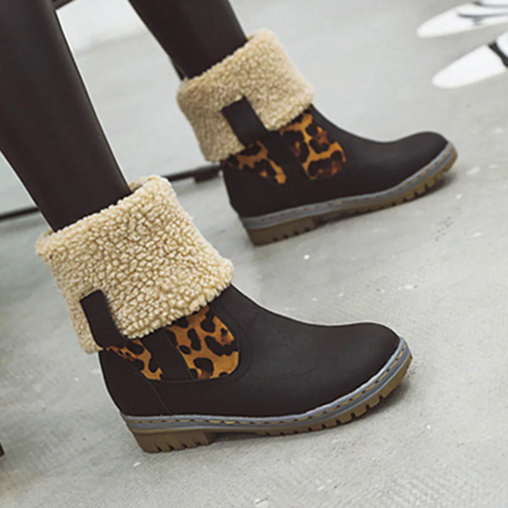 Женские ботильоны на плоской подошве Цветная Свадебная женская зимняя