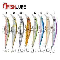 afishlure sinking minnow hard lure long casting fishing lures artificial lures