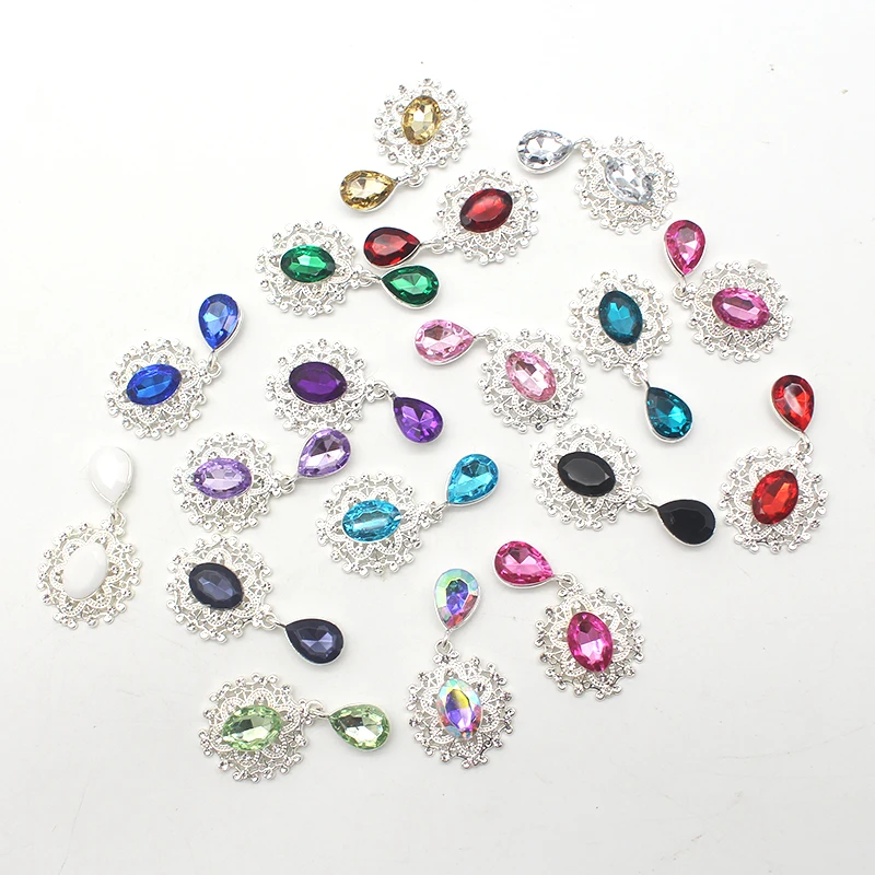 Брошь Стразы из сплава для одежды декоративные аксессуары шитья сделай сам
