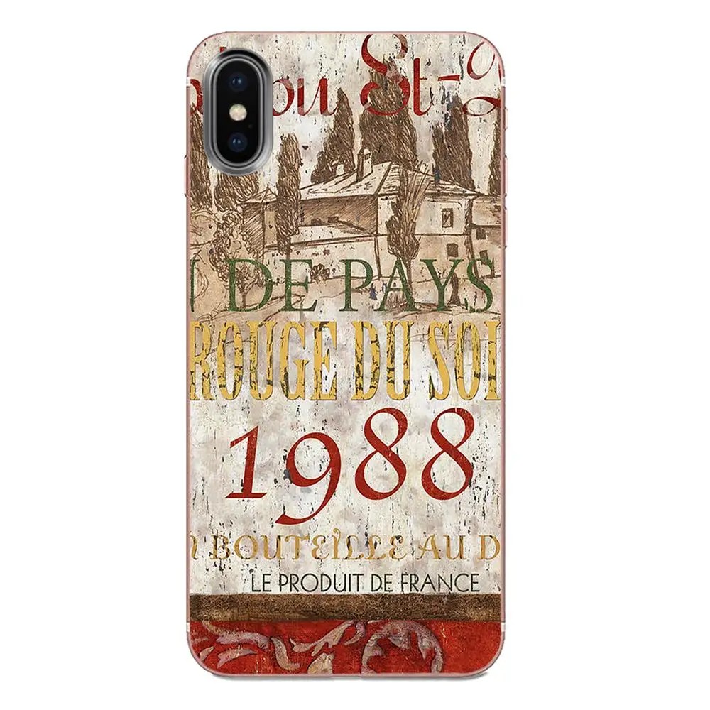 Стеклянный чехол из мягкого ТПУ для мобильного телефона с коктейльными