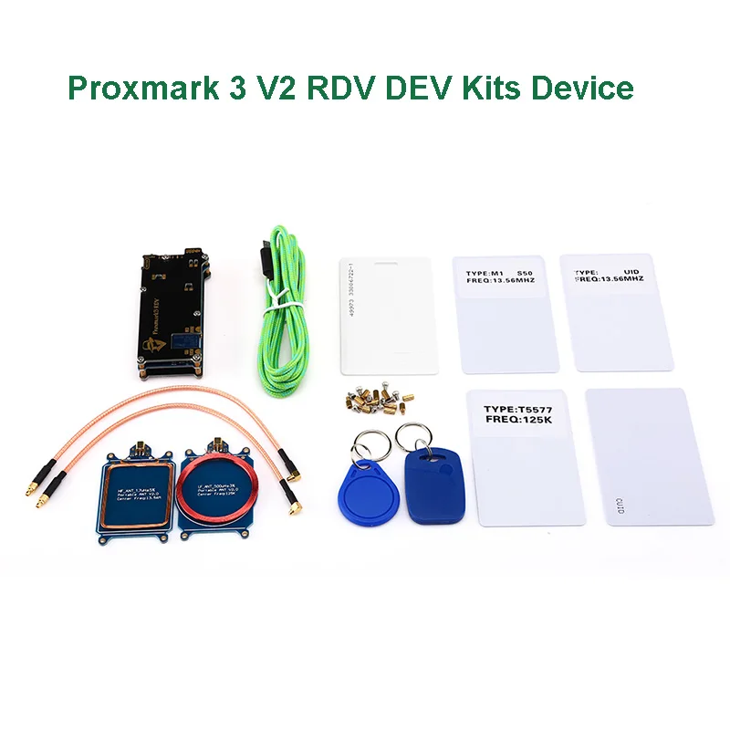 

1 Set Proxmark3 V2 DEV Kits RFID Cloner Duplicator Reader Writer UID T5577 NFC Copier Proxmark 3 Clone Crack