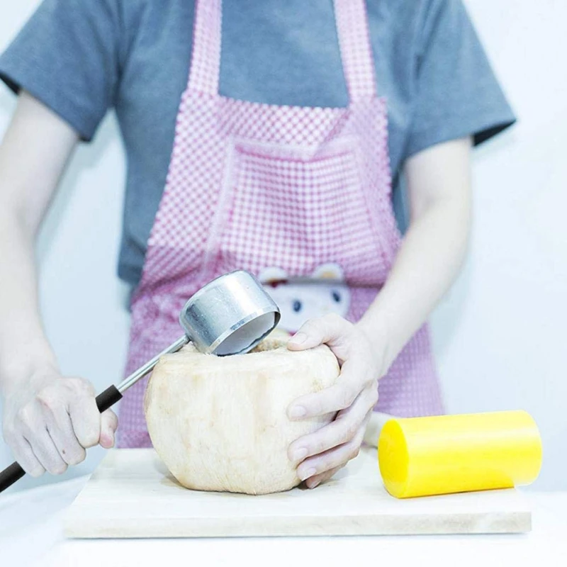 2 3 шт. кокосовые инструменты резиновый молоток открытый кокосовый нож из