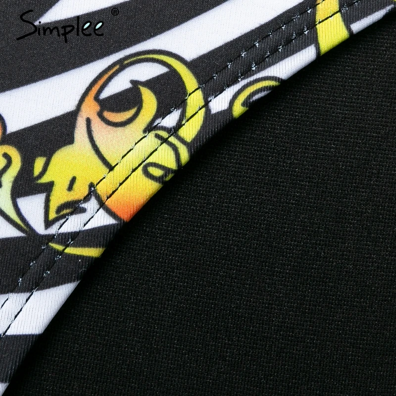 Цельный купальник с этническим принтом Simplee сексуальный женский вырезом мягкими