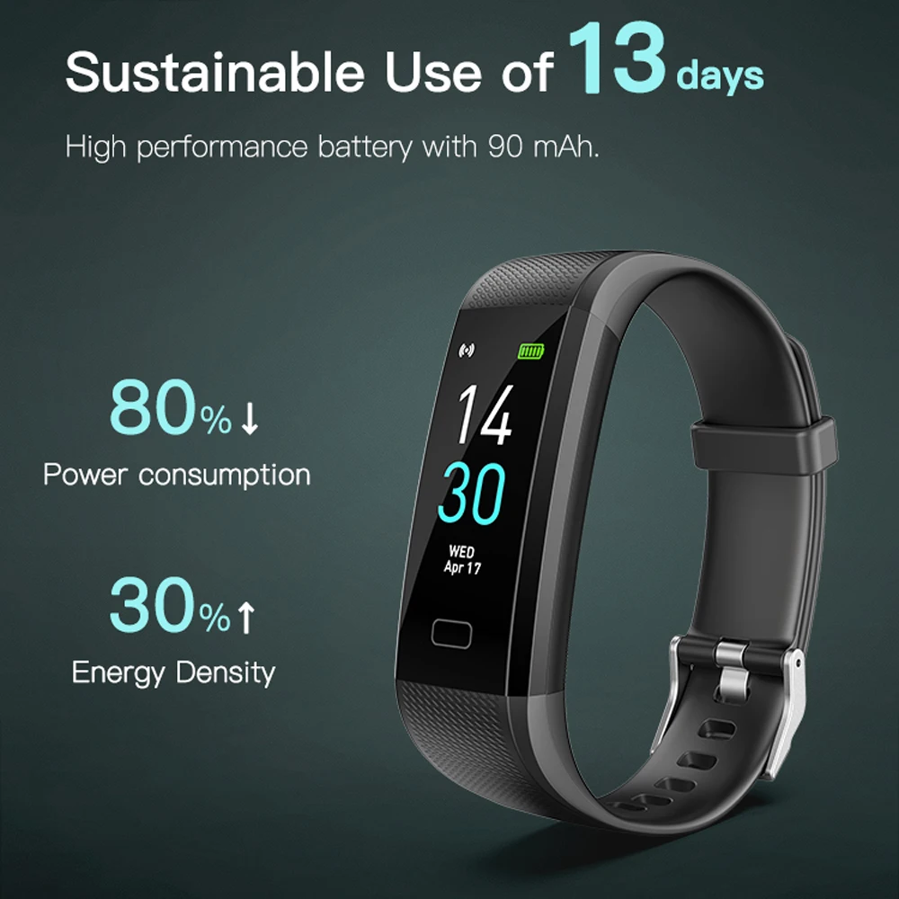 NTONPOWER Новый умный браслет с монитором сердечного ритма ЭКГ кровяное давление IP68