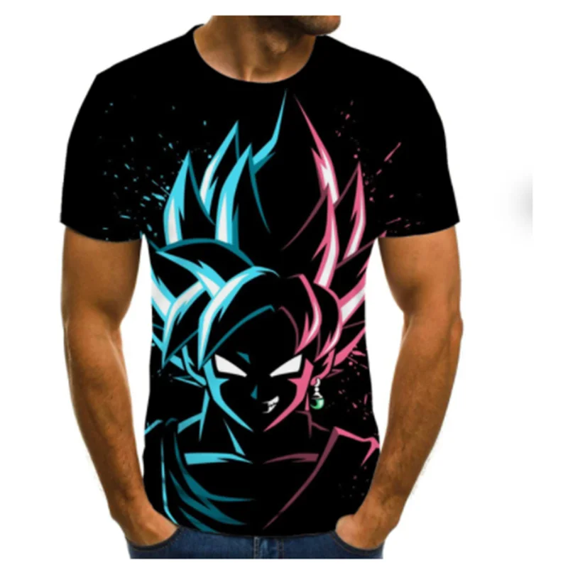 

Men's/Women's 2021 Summer New 3D Anime Character Printed T-shirt Clothing Fashionable Breathable Short-Sleeve Large Size 100-6XL