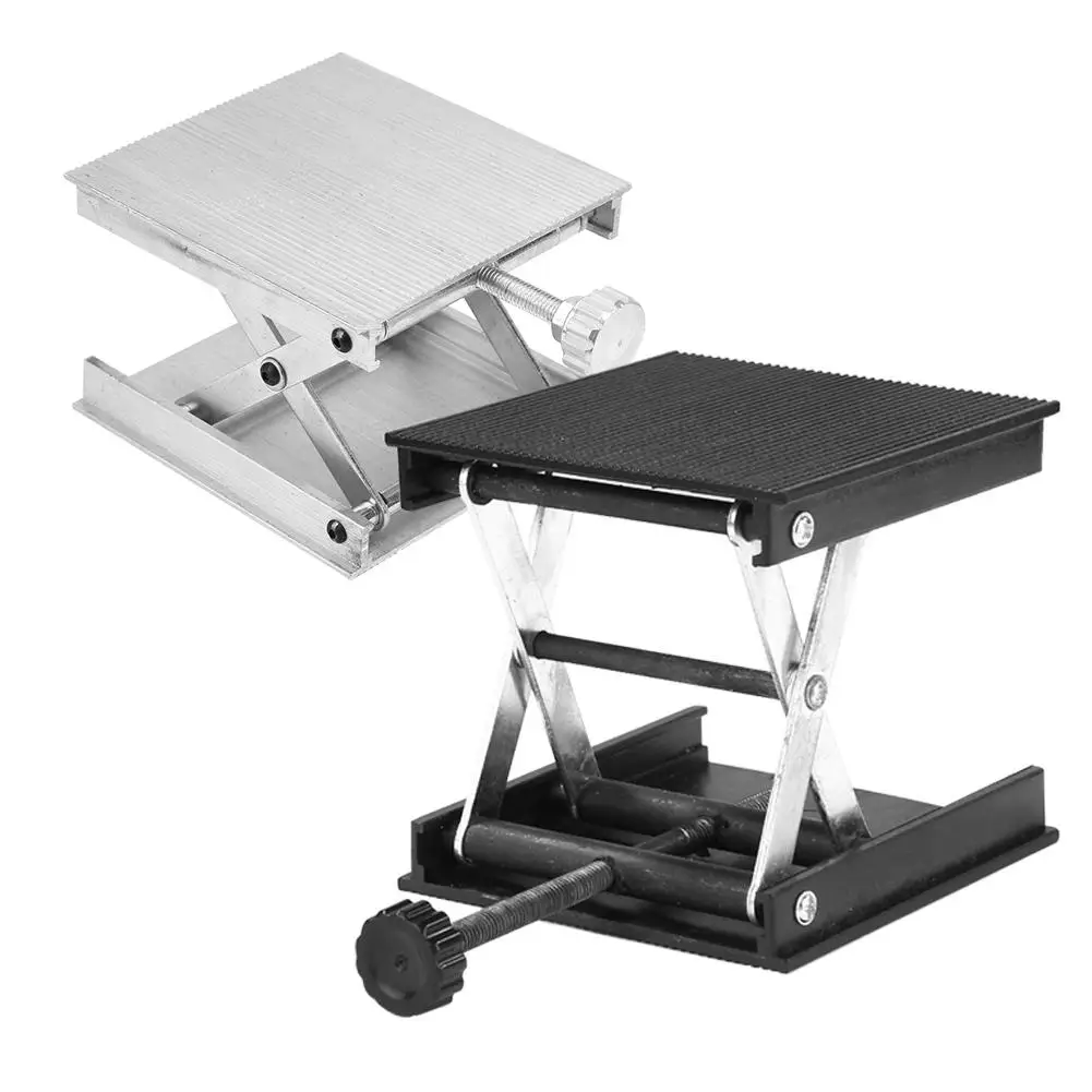 

Aluminum Lifter Router Plate Table Woodworking Machinery Engraving Laboratory Stand Manual Lift Platform Carpentry Tool Lab Rack