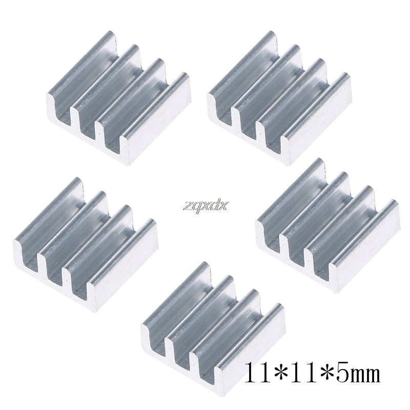 50 шт. Серебряный охладитель высокого качества алюминиевый радиатор для