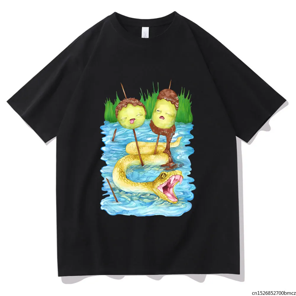 

Trend Adventure Print Couple New T-shirt High Quality Shrink-proof Daily Crewneck T Shirts Princess Bubblegum Rock Tees