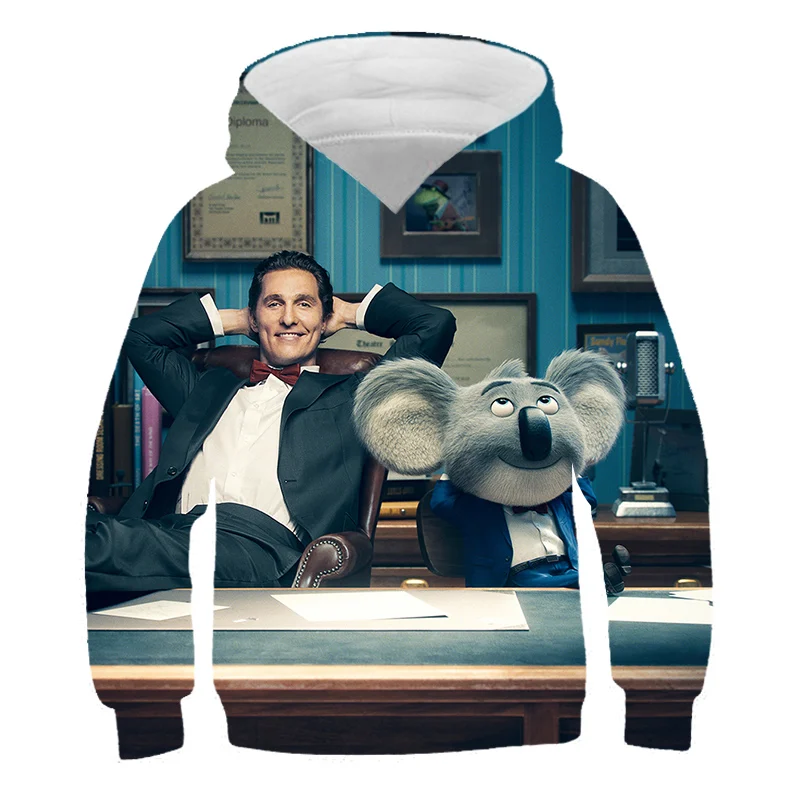 

Hoodie Children's Spring Autumn 2021 Boys Girls Hoodie New Printing Funny Cartoon Slim Fashion All-Match Long Sleeve Hoodie