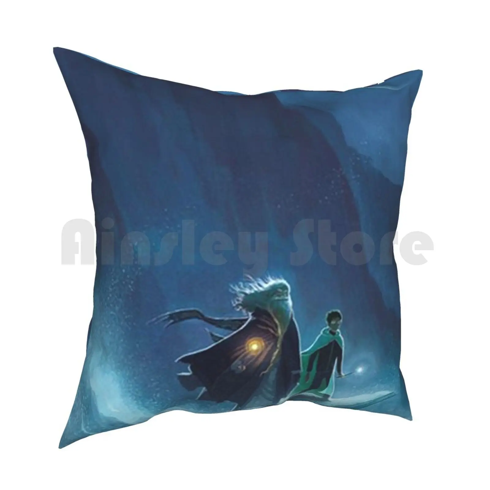 Подушка волшебная луна домашняя мягкая декоративная подушка с принтом фильмы в