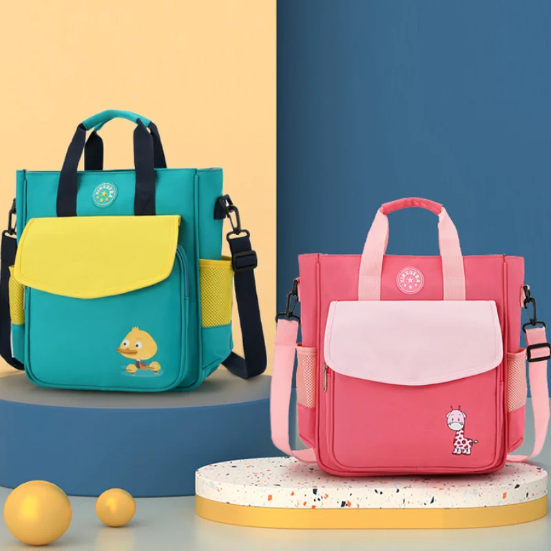 

Fashion Children Color Contrast School Backpack Primary Boys Girls Backpack Portable Backpack High-capacity Waterproof