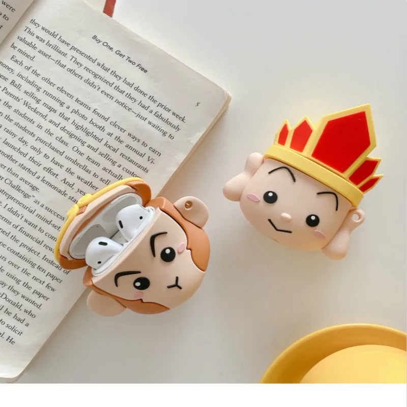 3D Cartoon Anime Bluetooth Wireless Case For Apple Airpods Pro 3 Charging Headphone Keyring Cover Coque | Электроника