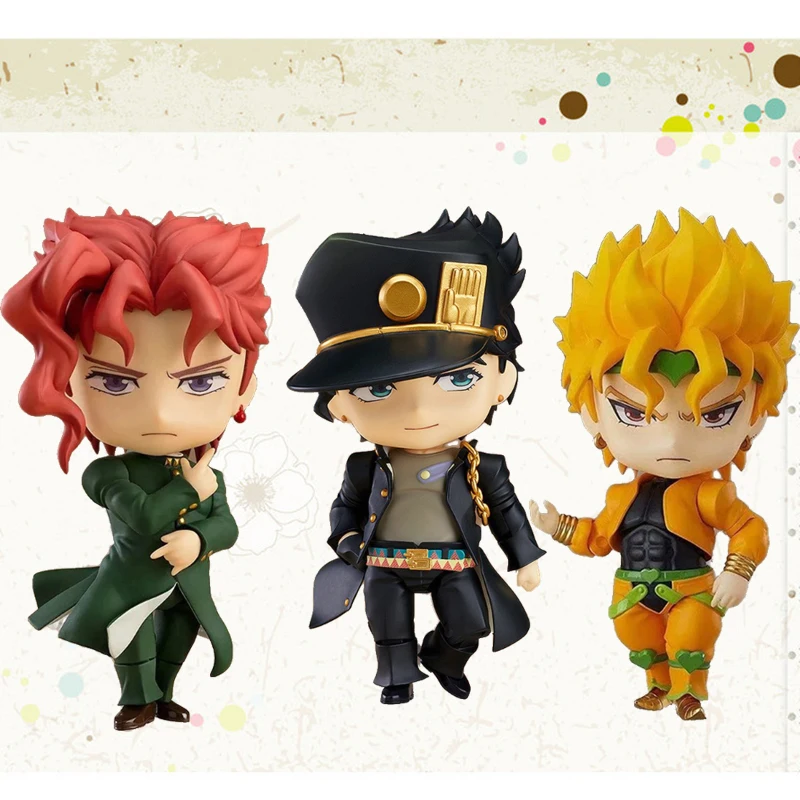 

JoJo's Bizarre Adventure Kujo Jotaro Kakyoin Noriaki Dio Brando Action Figure Anime PVC Collection Model Dolls Toys for Gifts