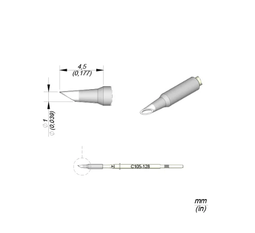 

Оригинальные ПАЯЛЬНЫЕ НАКОНЕЧНИКИ JBC, стандартный конический картридж
