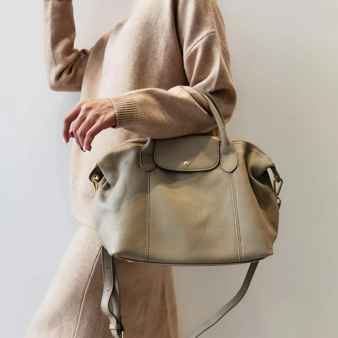 Женская сумка-тоут из бычьей кожи вместительная | Багаж и сумки