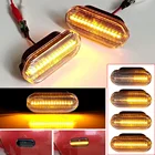 Динамический указатель поворота, 2 шт., светодиодный указатель поворота, боковой габаритный фонарь для SEAT Ibiza 6L Leon 1 м Altea Alhambra Exeo светодиодный o Cordoba Arosa