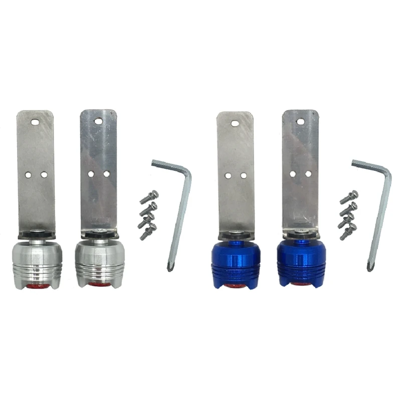 

2 пары задних фонарей для электрического скутера, задние сигнальные лампы для Xiaomi Mijia M365, детали для электрического скутера, серебристые и си...