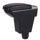 Для Renault Logan подлокотник для Renault Sandero 2 2018 автомобильный подлокотник интерьер специальные модифицированные детали центр ящик для хранения