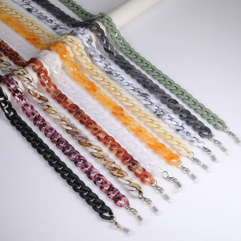 

Skyrim Лидер продаж, модная акриловая цепочка для очков, для женщин и мужчин, цепочки для солнцезащитных очков, держатель, шнур для очков, шнур, ...