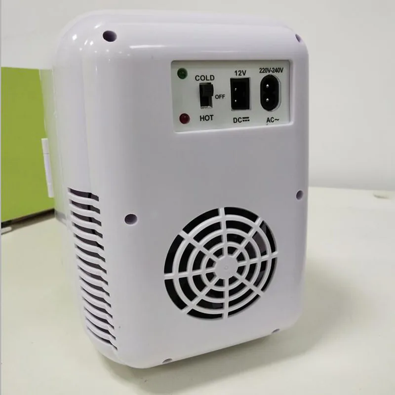 

Dual-Use 4L Mini Fridge Cooling Box Portable Cooler and Warmer Car Refrigerator for Skincare Milk Foods Bedroom Travel Fridge
