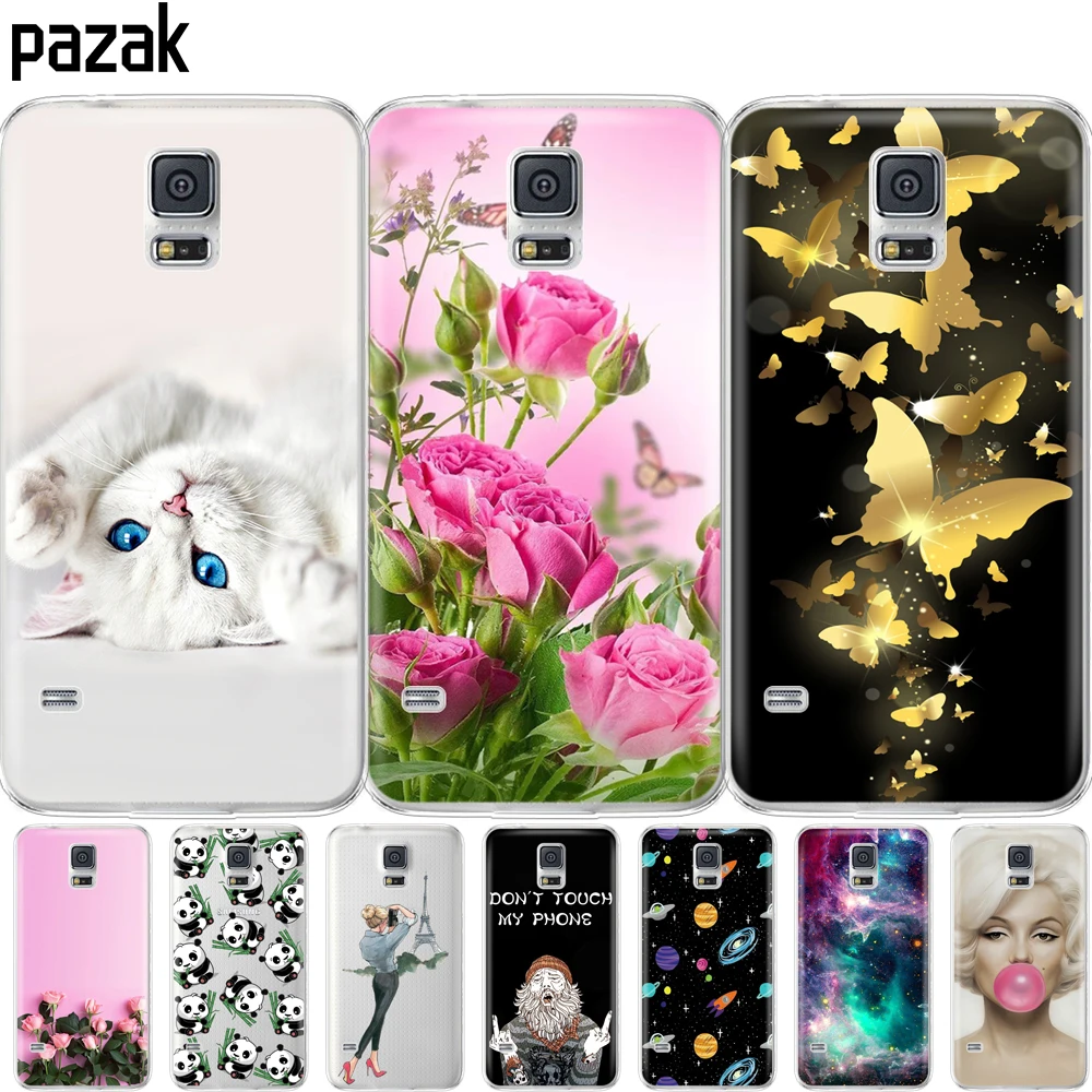 Силиконовый чехол для samsung Galaxy S5, чехол для телефона, чехол для samsung S5 Neo, чехол для samsung S5 i9600, SM-G900F, мягкий чехол из ТПУ с рисунком