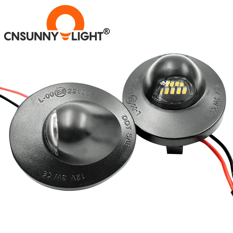 CNSUNNYLIGHT 2 шт. Canbus 9 светодиодный s лампы для номерного знака автомобиля Ford свет без