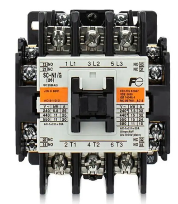 

SC-N1/G DC48V 3P | 32A | 48VDC SC AC contactor (DC coil)