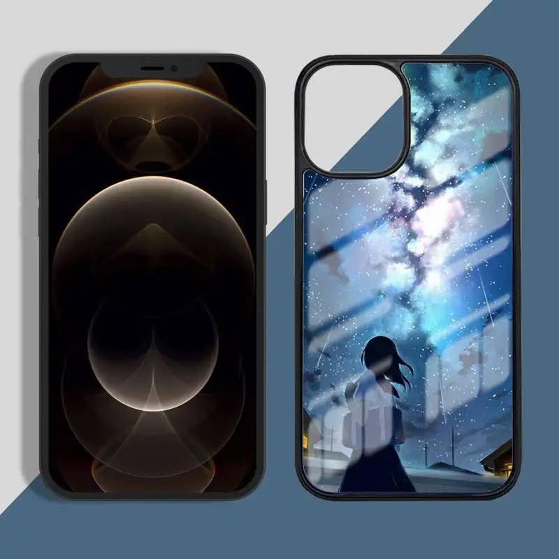 

Anime Your Name Phone Case PC for iPhone 11 12 pro XS MAX 8 7 6 6S Plus X 5S SE 2020 XR