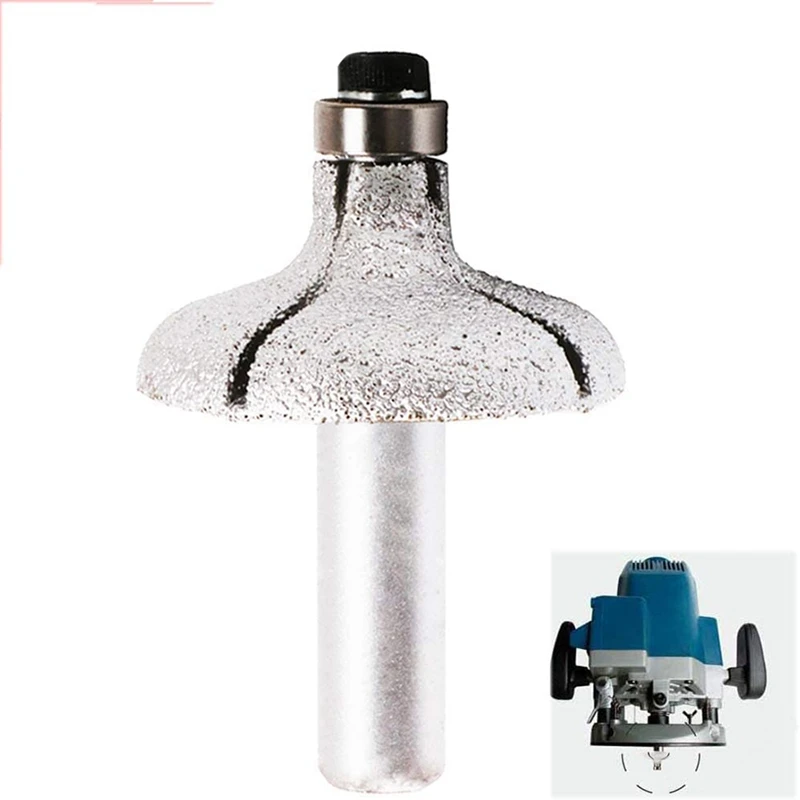 Алмазные фрезы с хвостовиком 1/2 дюйма Паяные профильные диски для кварцевого