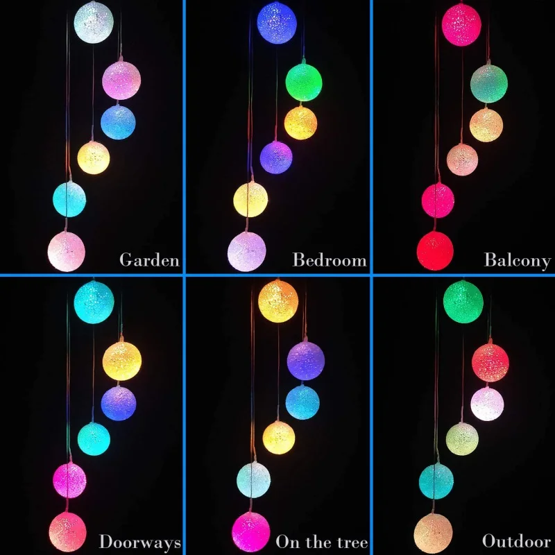 Высокое качество бабочка светодиодный солнечный светильник Романтический Windbell s