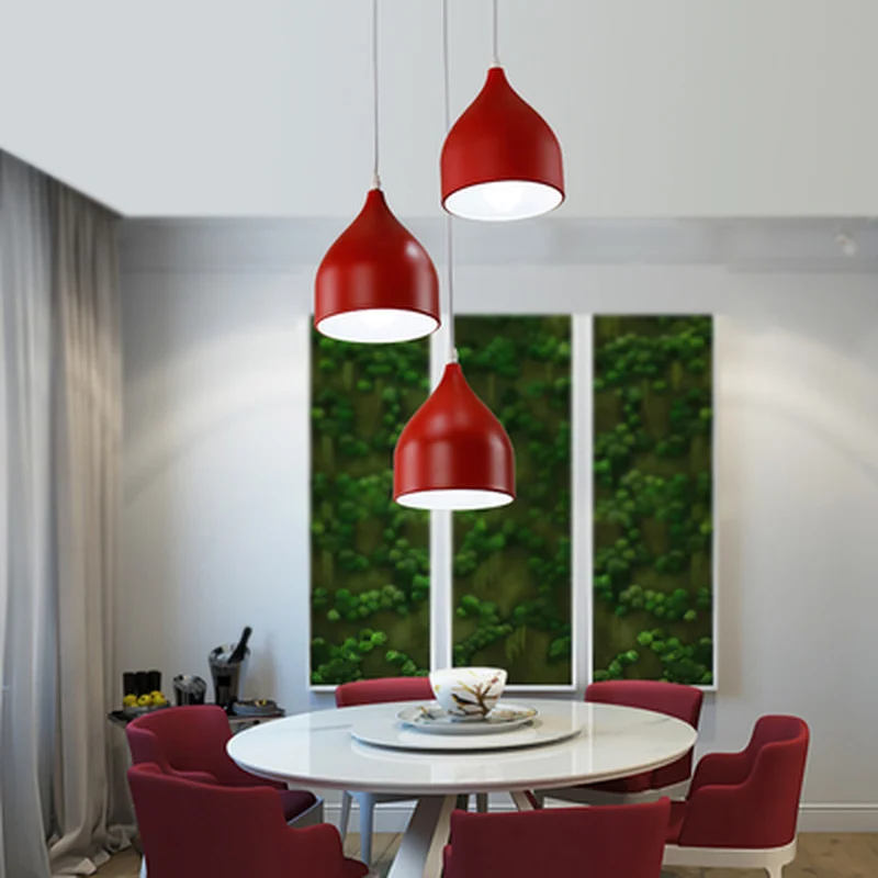 Современная потолочная лампа металлические светодиодные подвесные светильники