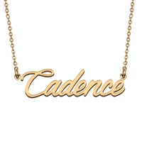 cadence custom name necklace customized pendant choker personalized jewelry gift for women girls friend christmas present