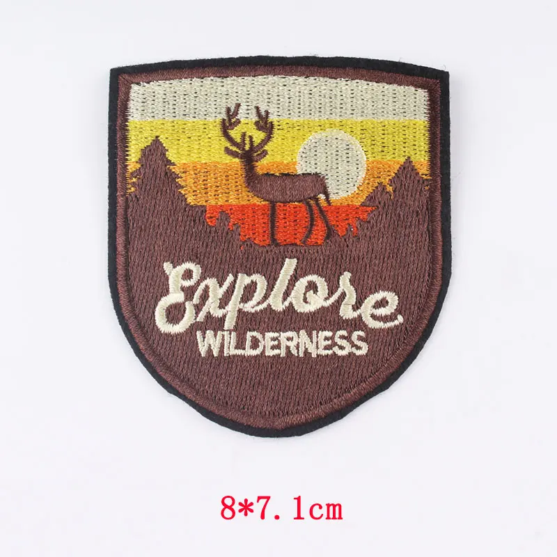 Патчи Prajna с вышивкой для путешествий патчи одежды утюгом нашивки на одежду в