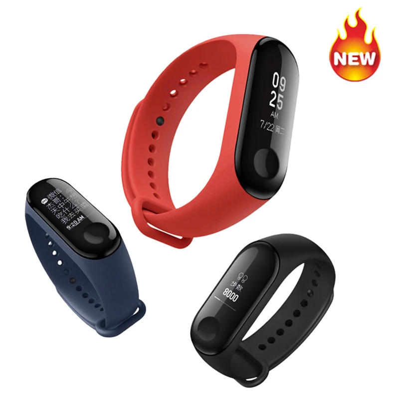 Новое поступление для Xiaomi Mi Band 3 ТПУ цветной ремешок сменный Браслет Смарт