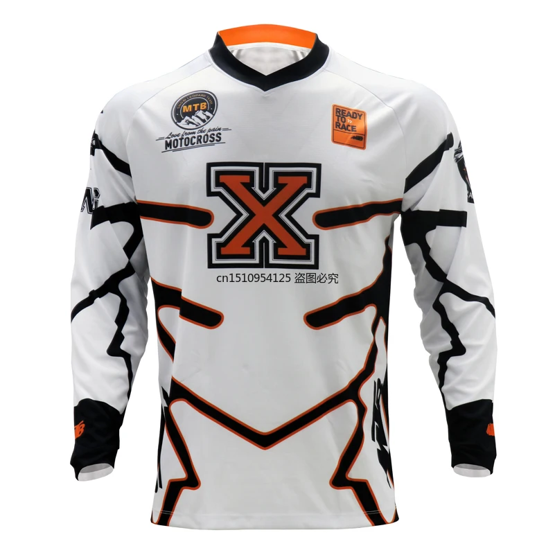 

Футболка мужская для горного велосипеда, быстросохнущая рубашка с длинным рукавом, одежда для велоспорта