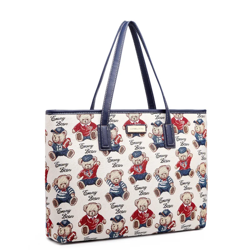 

2021 New Disney Star Dew Plush Shoulder Bag Female Pooh Bear Shoulder Diagonal Bag Luxury Bag Large Capacity Fashion Handbag New