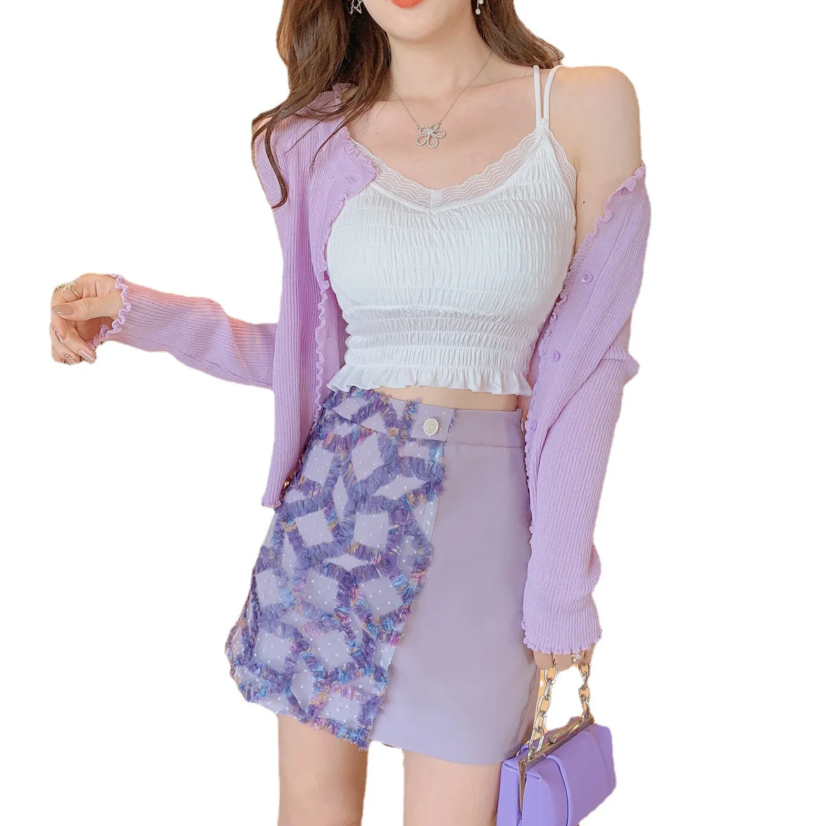 

Fashion Ladies Tanks Sexy Halter Top Sleeveless Shirt Women Female Camisole Lace Slim Fit Ruched Clothes Bandage Crop Top