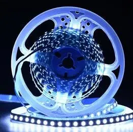 Синий Светодиодный супер яркий 5 м 300 светодиодный s 3528 SMD Зеленый Синий Теплый белый набор неводонепроницаемых лент светильник гибкий DC 12 В светильник s - Испускаемый цвет: Синий