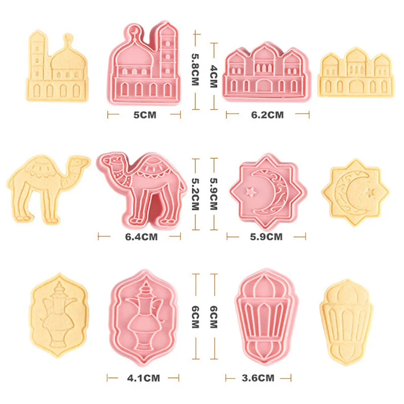 

2021 Eid Ramadan decorations Wooden Dessert Tray Serving Tray Moon Star For Home party lslamic Muslim Decor Gifts EID AI Adha