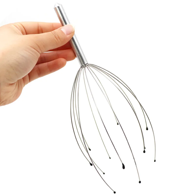 1 шт. массажер для головы осьминога снятие стресса расслабляющий массаж боли в