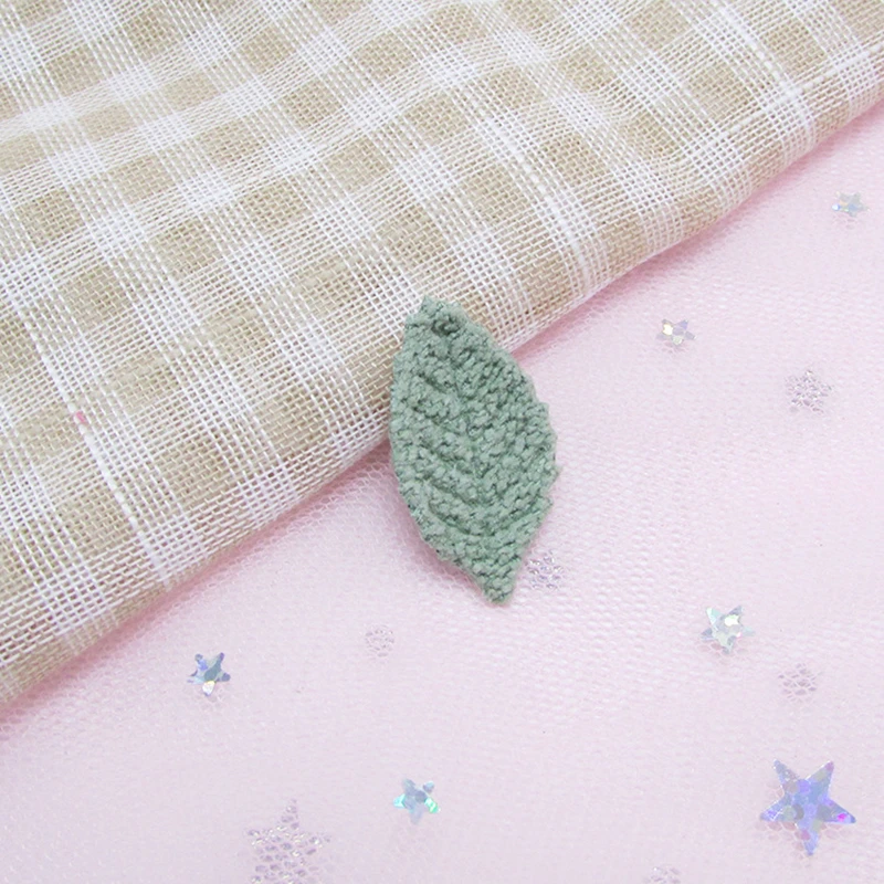 100 шт. мини-патчи с листьями сделай сам зажим для волос серьги аксессуары