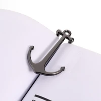 1pc bookmarks creative anchor bookmark metal page holder for students stationery gifts school office supplies