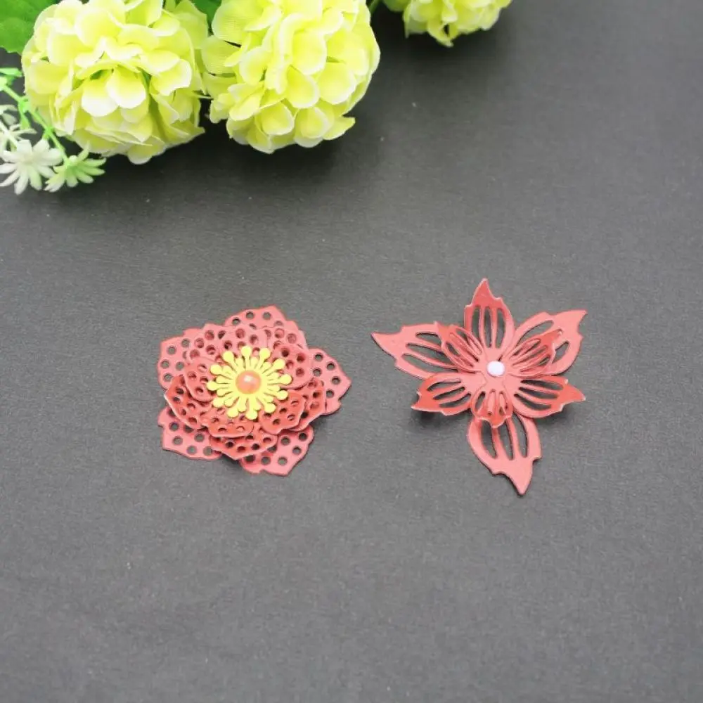 

Petal Core Flower Leaf Set Metal Cutting Dies Frame Stencils DIY Scrapbooking Embossing Paper Cards Die Cuts Photo Album Making