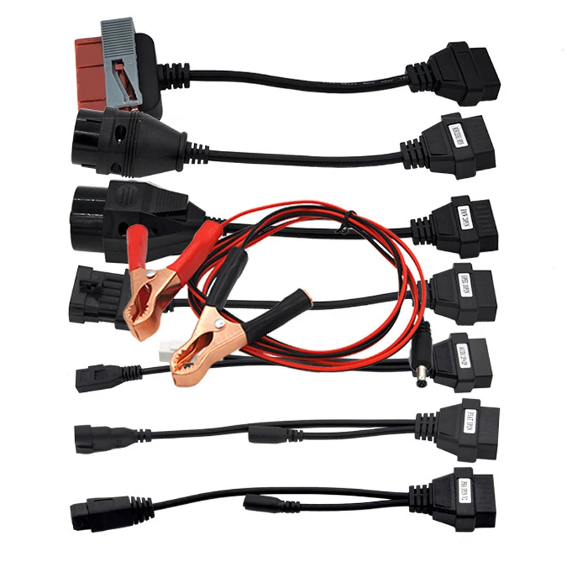 

car adapter lines Small Car Diagnostic Tool Cable 8pcs/set For AUTOCOM DS150 Car Cable for car repair tool