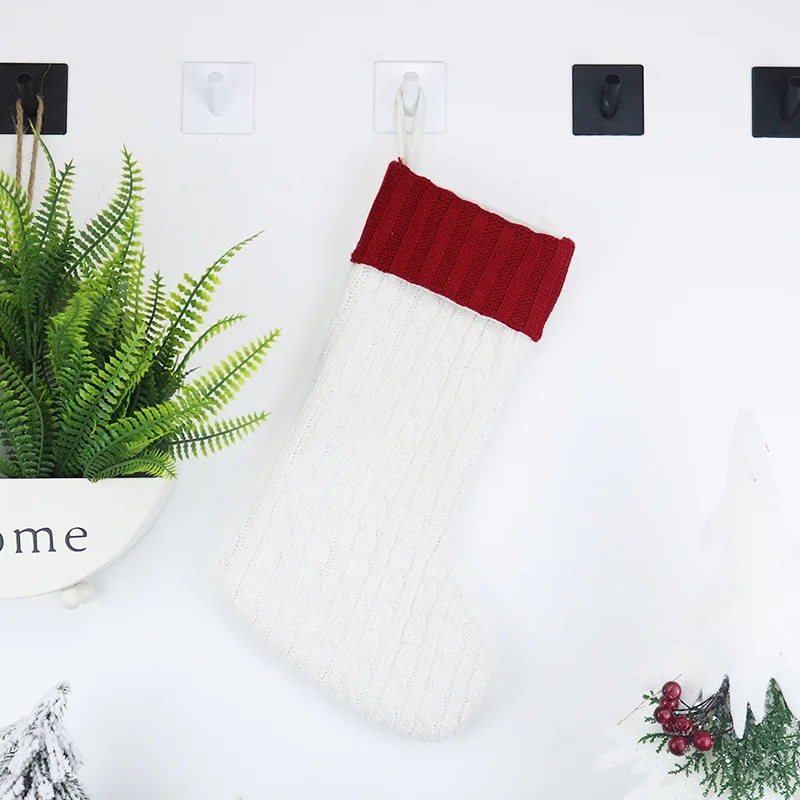 2020 новые рождественские чулки носки среднего размера конфетная сумка украшение