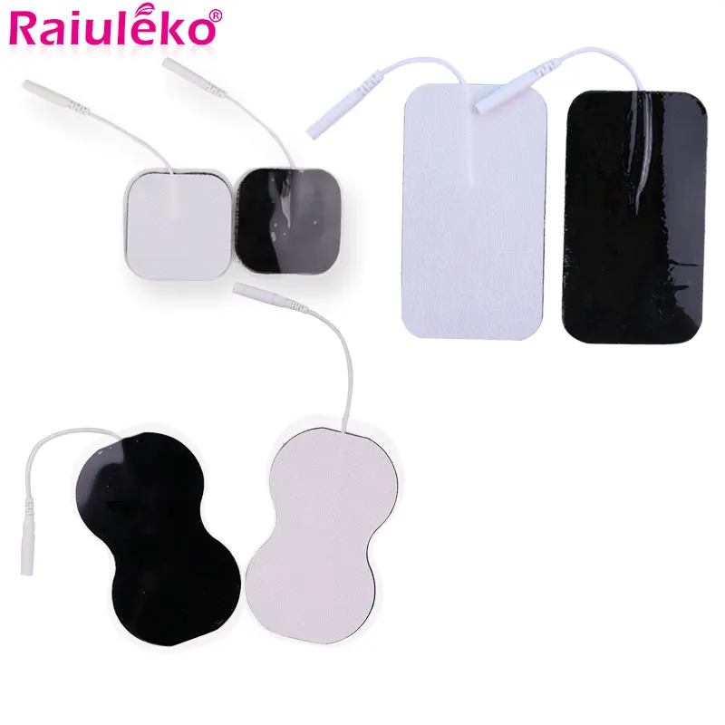 10 шт./лот десятки 5x5 см Ems стимулятор нервных мышц силиконовые гелевые электродные