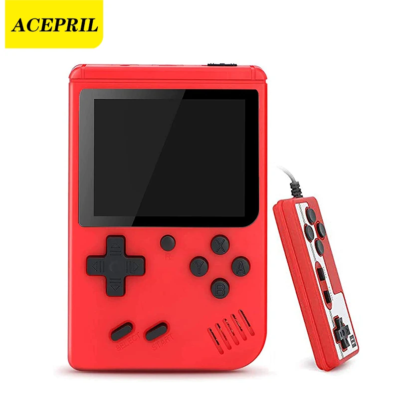 

Acepril Retro Portable Mini Handheld Video Game Console 8-Bit 400 Classical FC Games Adults Color Game Player Gifts for Children