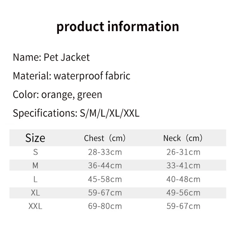 

Winter Dog Clothes Warm Puppy Jacket Vest Dog Clothing Waterproof Pet Jacket Coat Clothes for Small Medium Large Dogs Supplies