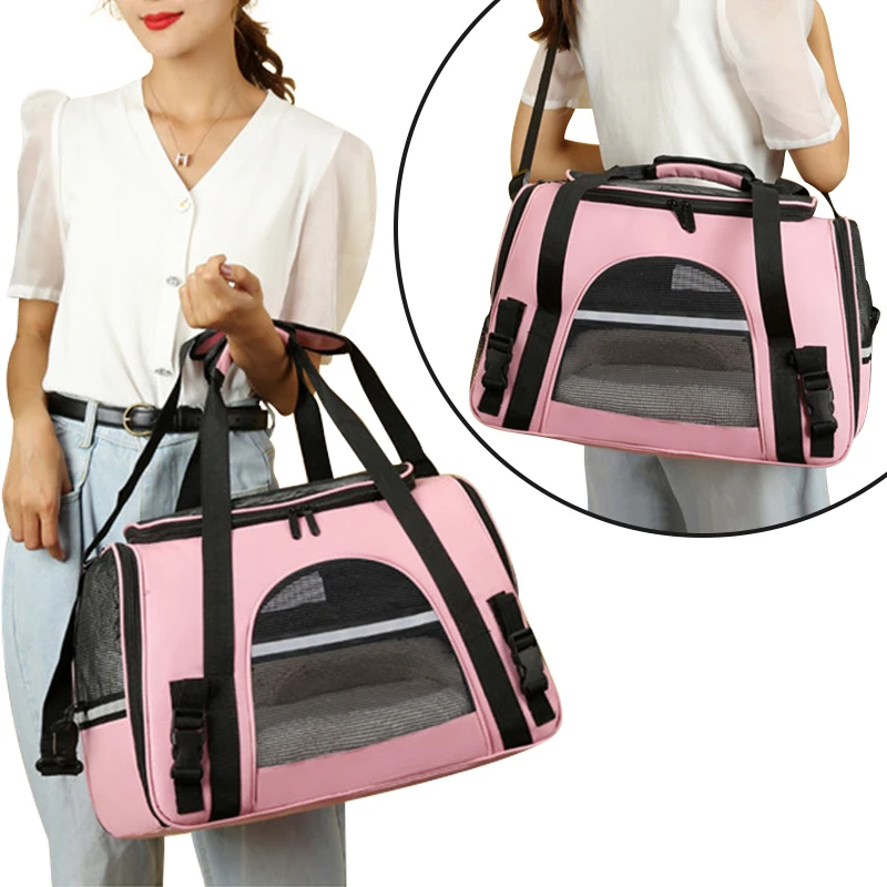 

Cat Carrier Bag Pet Carrier Handbag Breathable pet Shoulder Sling Bag Outgoing Travel Carrier bag Suitable for Cats Small Dog