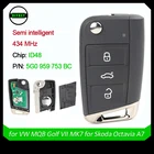 Ключ для Volkswagen MQB Golf VII MK7 для Skoda Octavia A7 5G0 959 753 BC 434 МГц ID48